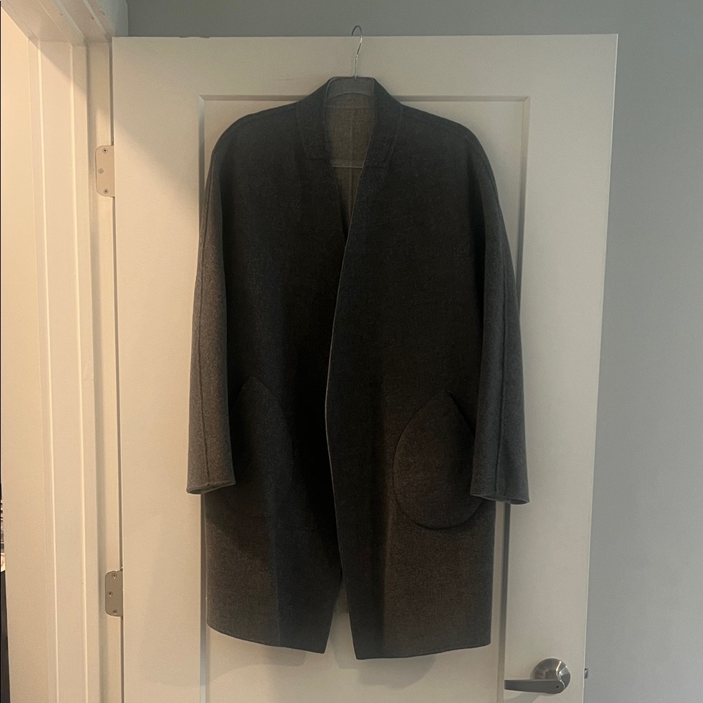 rag & bone Women's Gray Reversible Coat